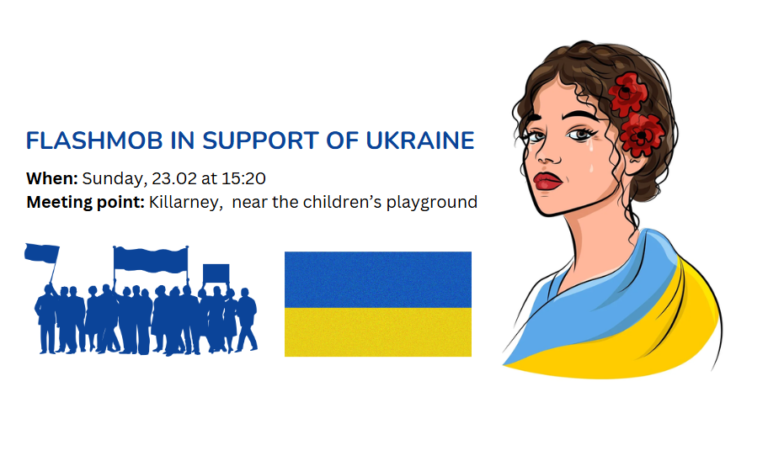 FLASHMOB IN SUPPORT OF UKRAINE